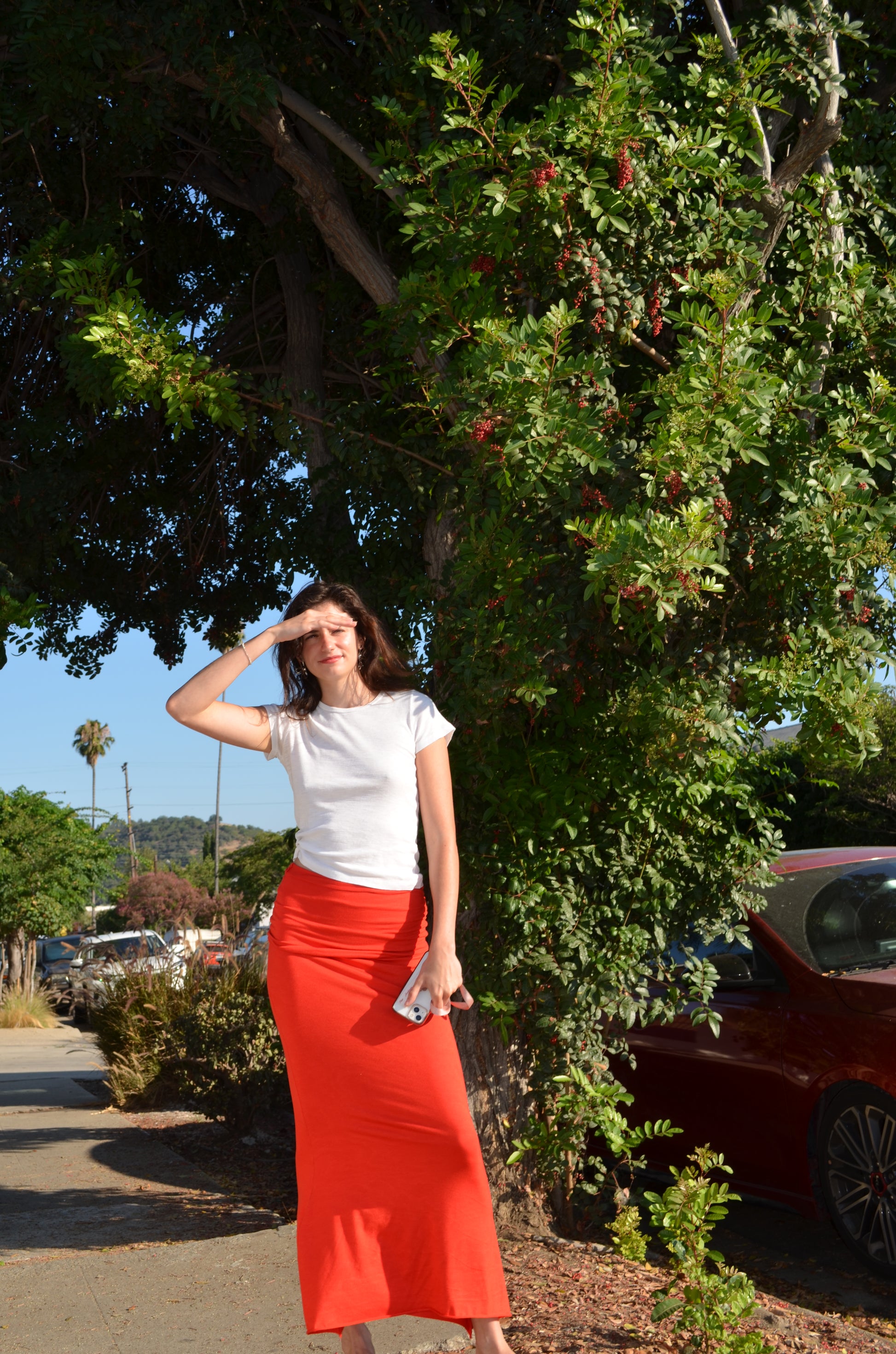 TOMATO YOGA SKIRT